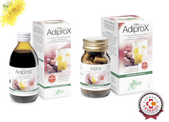 Adelgazantes Adiprox de Aboca productos naturales para adelgazar en Farmacia Lavapies