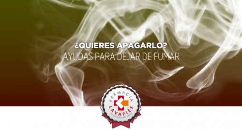 Productos que ayudan a dejar de fumar en la Farmacia Lavapiés