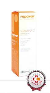 Nueva Crema revitalizante con vitamina C de Repavar con protección solar 