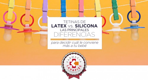 Diferencias entre tetinas y chupetes de latex o silicona farmacia online lavapies