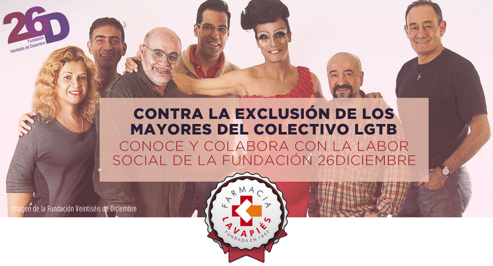 Ayuda a los mayores del colectivo LGTB con la Fundacion 26 diciembre
