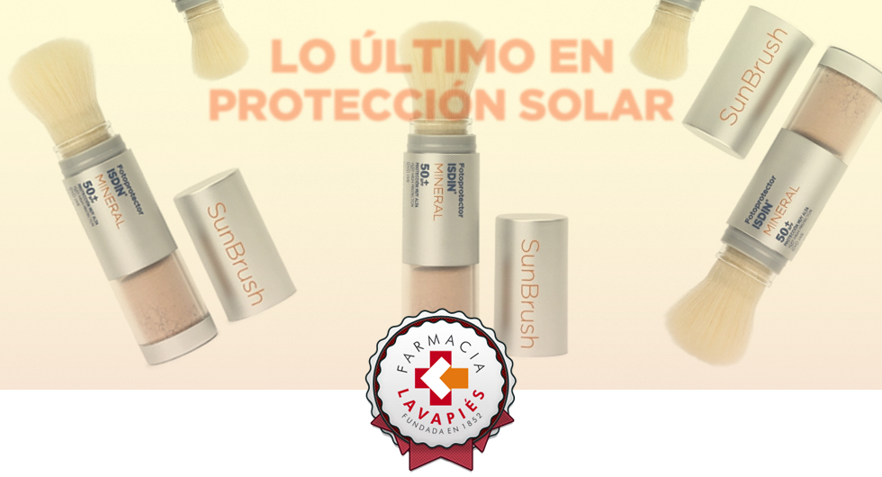 Protector solar SunBrush Mineral de Isdin recomendado por Farmacia Lavapies