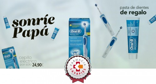 Oferta cepillo eléctrico Oral B por el día del padre