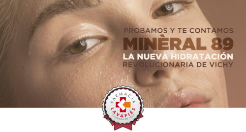 opinion nuevo mineral 89 de vichy hidratación recomendada por Farmacia Lavapies