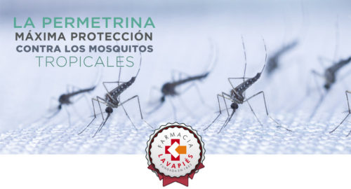 Permetrina recomendada como antimosquitos tropicales