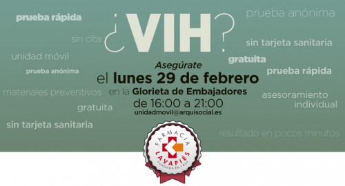 Prueba VIH gratis y rapida en Madrid