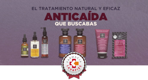 Tratamiento para la caida del pelo natural y eficaz de Apivita recomendado por Farmcia Lavapies