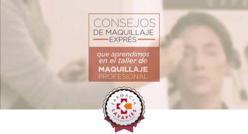 Consejos y trucos de maquillaje rápido profesional que aprendimos en el taller de cosmetica en Farmacia Lavapies