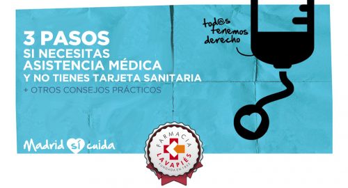 consejos sobre cómo recibir asistencia medica sin tarjeta sanitaria en la comunidad de madrid por Farmacia Lavapiés