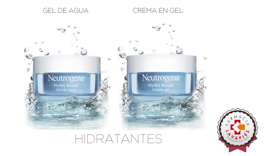 Cremas hidratantes de Hydro Boost de Neutrogena para mejorar la hidratación de la piel en invierno Farmacia Lavapiés