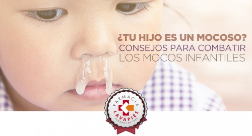 Niños con problemas de mocos. Soluciones y consejos de Farmacia Lavapies