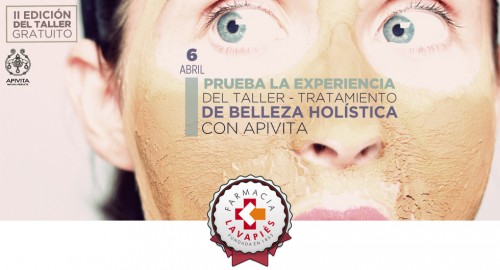 Taller tratamiento belleza holistica y cosmetica natural con apivita en la farmacia lavapies